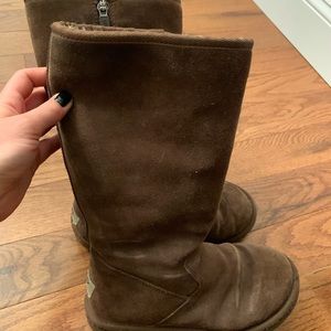 Zip up Ugg boots